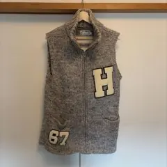 H.A. MARKET グレー ニットベスト