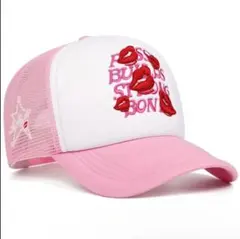LALOPA Mesh Cap Pink ラロパ帽子のサムネイル