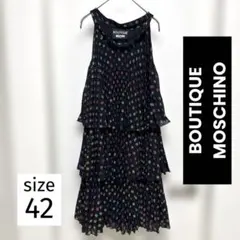 BOUTIQUE MOSCHINO ノースリーブ プリーツワンピース／No.CLのサムネイル