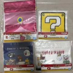 一番くじ スーパーマリオ 巾着 ジッパーバッグ セットのサムネイル