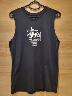 【Stüssy】ブラック タンクトップ