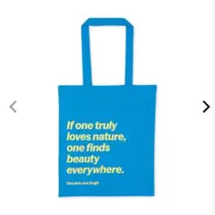 MoMA☆Artist Quote Totes コットントートバッグ　青　ブルーのサムネイル