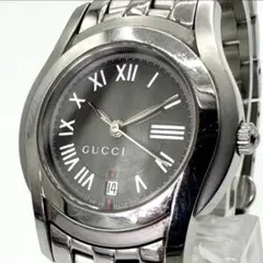 新品電池 GUCCI 5500L 腕時計 クォーツ デイト ステンレス - メルカリ