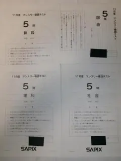 2026年最新】サピックス 5年 マンスリー確認テストの人気アイテム