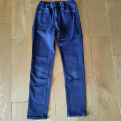 ユニクロ★ウルトラストレッチデニムスリムフィットパンツ（ファスナー付）150cm