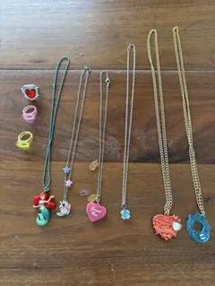 子供向けネックレス&指輪セット