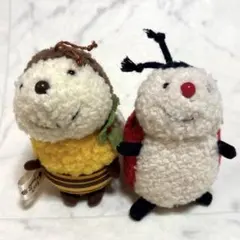 童心 グッドラック ぬいぐるみ 親子 テンテン てんとう虫 セット