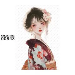 00842 コラージュ素材 12枚 ペーパー/ステッカー CREARTISTZ