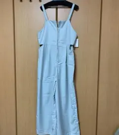 ミントカラージッパー付きオールインワン新品のサムネイル