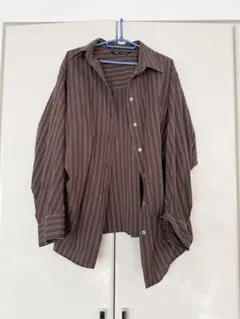 Zara オーバーサイズ ストライプシャツ