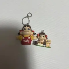 不二家　ペコちゃん　キーホルダー