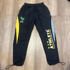 ATHLETA ピステパンツ ブラック サッカー フットサル