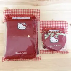 Maison de FLEUR×HELLO KITTY いちごマルチケースRED