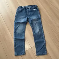 デニムブルー スリムフィットパンツ