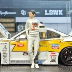 1/64レーサー　レースドライバー　トミカ、ホットウィール