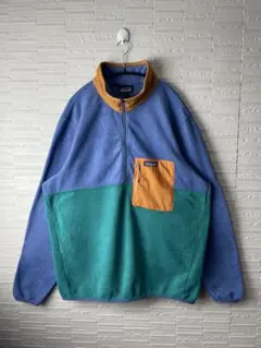 パタゴニア　patagoniaフリースジャケット　シンチラフリース　ハーフジップ