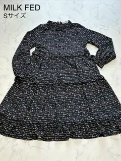 美品 ミルクフェド MILKFED ティアードワンピース