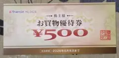 ヤマダ電機 　株主優待券10枚セット 　計¥5000円