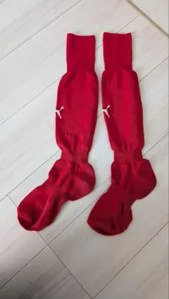 プーマ サッカー用ソックス レッド