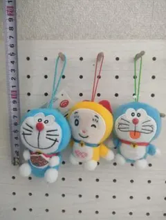 ドラえもん　ぬいぐるみ　マスコット　3個セット