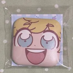 あんスタ ぶくスタ ぶくぶ 萌顔 中国 スクエアレザー缶バッジ 桜河