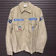 ALPHA INDUSTRIES ミリタリージャケット ベージュ S