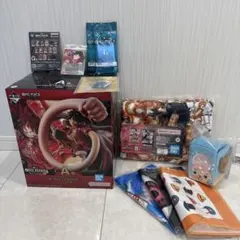 一番くじワンピースA賞フィギュア、プロモカード1枚モンキーD・ルフィ　まとめ売り