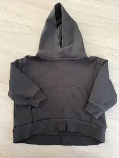 make your day ブラック　フード付き トレーナー