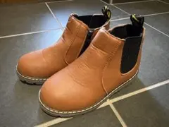 ブラウン ブーツ ジッパー付き