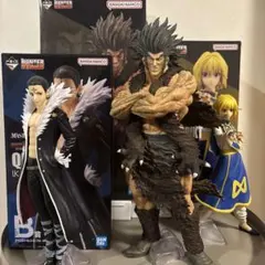一番くじ HUNTER×HUNTER A賞クラピカ　B賞クロロ　D賞ウボォーギンのサムネイル
