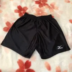 ミズノ MIZUNO サッカー ハーフパンツ 短パン 黒 150 USED