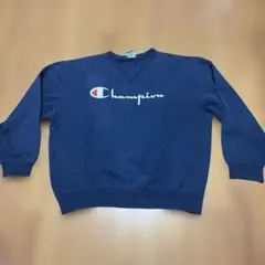 古着　champion スウェット　ネイビーのサムネイル