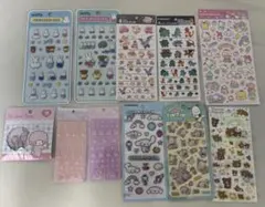 シール11点まとめ売り サンリオ ポケモン カービィ ミッフィーなど