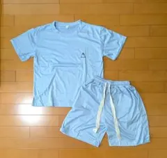 半袖Tシャツ＆ショートパンツ セットアップ 水色 Mサイズ ユニセックス