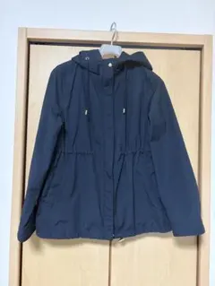 anySIS ネイビー フード付き マウンテンパーカー