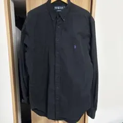Ralph Lauren Classic Fit 長袖シャツ ブラック XL - メルカリ