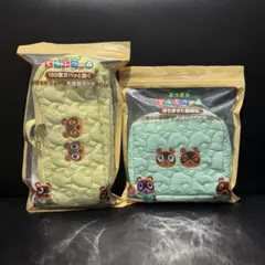 新品未開封 あつまれどうぶつの森 あつ森 ポーチ 2点セット ファミマ限定品 新品未開封 あつまれどうぶつの森 あつ森 ポーチ 2点セット ファミマ