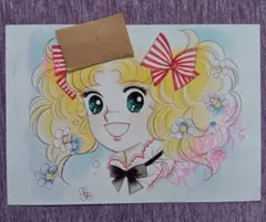 赤倉 直筆サイン ミルクティー色のあの子 複製原画 - メルカリ