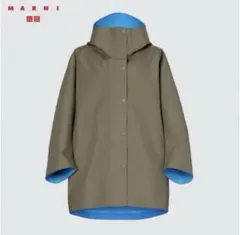 マルニ×ユニクロ　ブロックテックハーフコート sサイズ