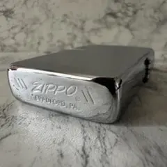 ZIPPO スターリングシルバー 1991 ライター 斜めロゴ - メルカリ