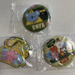 신품 미개봉 くら寿司 BT21 ラバーマスコット 缶バッジ 비매품
