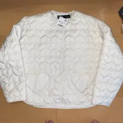 ZARA ハートキルティング　ジャケット