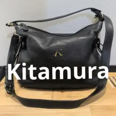 Kitamura キタムラ ショルダーバッグ トートバッグ　本革 黒 2wayのサムネイル