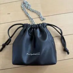M.A.C 巾着型ショルダーバッグ ブラックのサムネイル