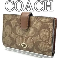 Flower/1347さま【良品】コーチ　二つ折り財布　PVC