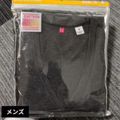 ユニクロ HEATTECH V-neck Long 九分袖 S サイズ黒