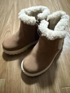 ブラウンファーブーツ 14センチ✴︎