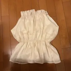 GRL ノースリーブ ブラウス ホワイト M
