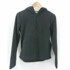 TOMMY HILFIGER ハーフジップ パーカー ブラック S レディースのサムネイル