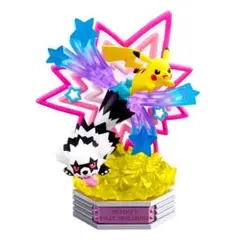 ポケモンネオンパーティー 　ピカチュウ＆ガラルジグザグマ　リーメント　フィギュア
